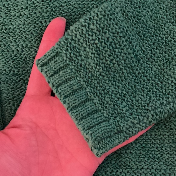 Saint Tropez West sz S green knit cardigan with top decorative button c… - Picture 9 of 13